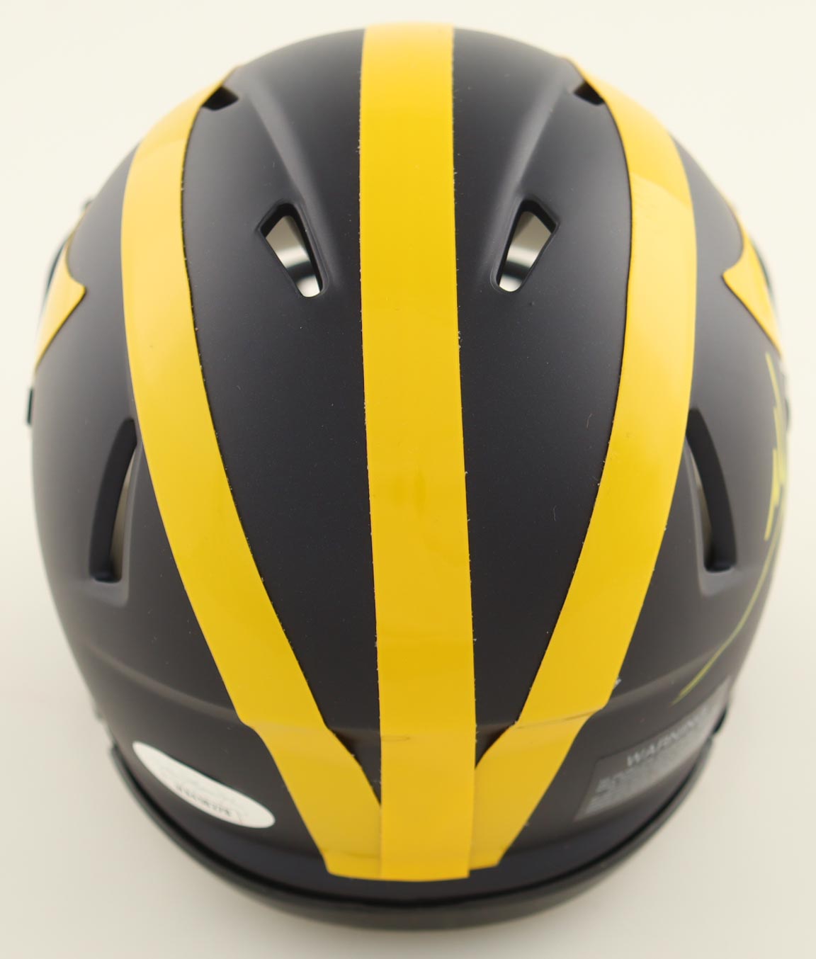 Mike Sainristil Signed Michigan Wolverines Speed Mini Helmet (JSA) at PristineAuction.com Mike Sainristil Signed Michigan Wolverines Speed Mini Helmet (JSA) at PristineAuction.com