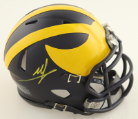 Mike Sainristil Signed Michigan Wolverines Speed Mini Helmet (JSA) at PristineAuction.com