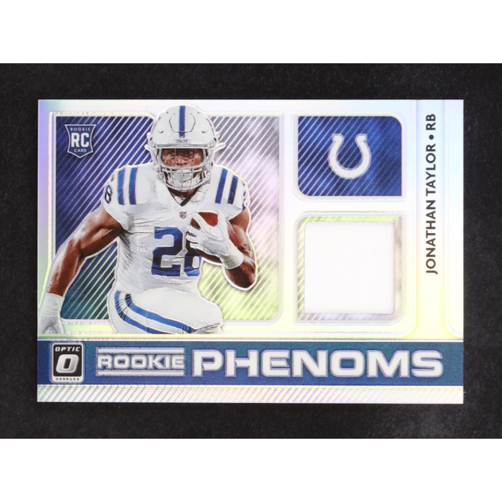 Jonathan Taylor 2020 Donruss Optic Rookie Phenoms Jerseys Horizontal #17 RC at PristineAuction.com