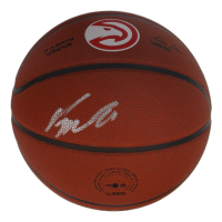 Dominique Wilkins Signed Hawks Logo Basketball (Schwartz) at PristineAuction.com