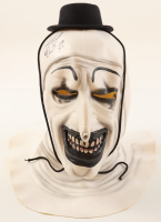 David Howard Thornton Signed "Terrifier" Art the Clown Mask Inscribed "Art the Clown" with Hand-Drawn Sketch (JSA) at PristineAuction.com