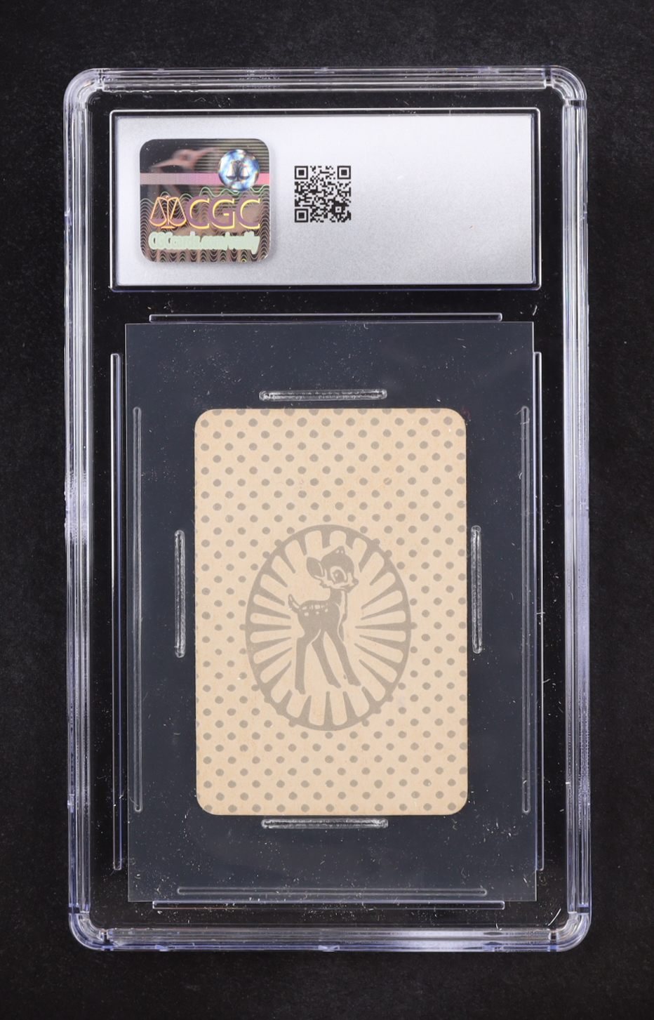 Bambi Card Game 1946-48 Russell Games-B Grey Ink Back (CGC 5.5) at PristineAuction.com Bambi Card Game 1946-48 Russell Games-B Grey Ink Back (CGC 5.5) at PristineAuction.com