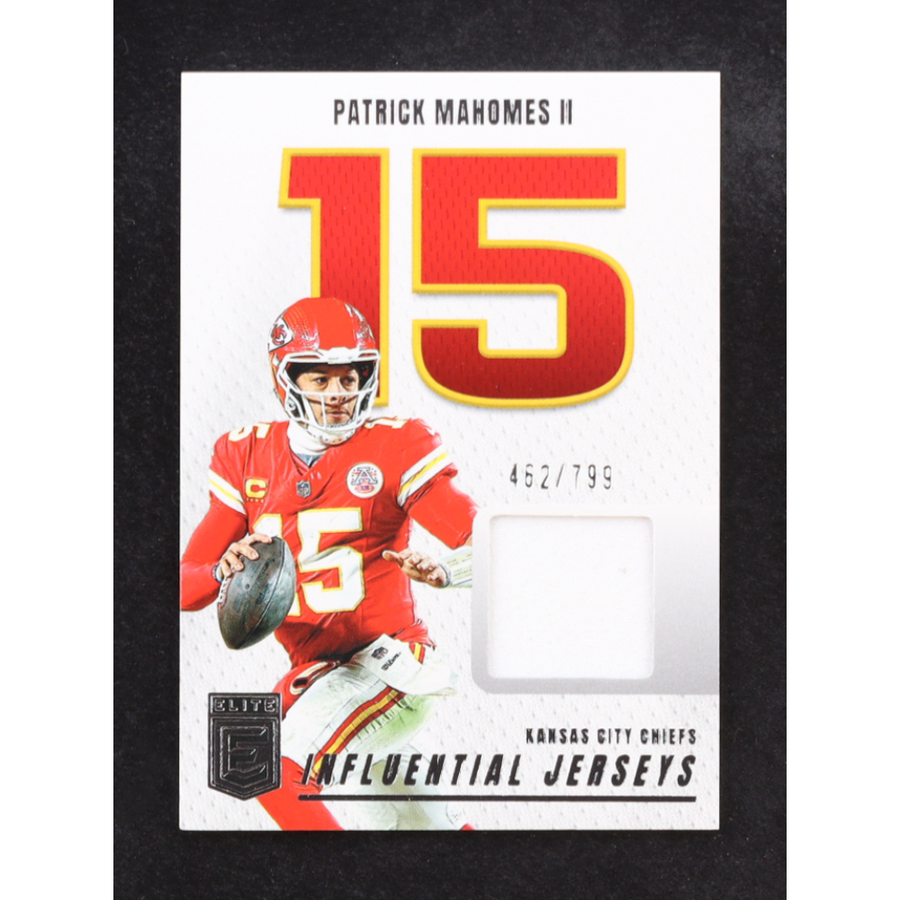 Patrick Mahomes II 2025 Elite Influential Jerseys #1 #462/799 at PristineAuction.com