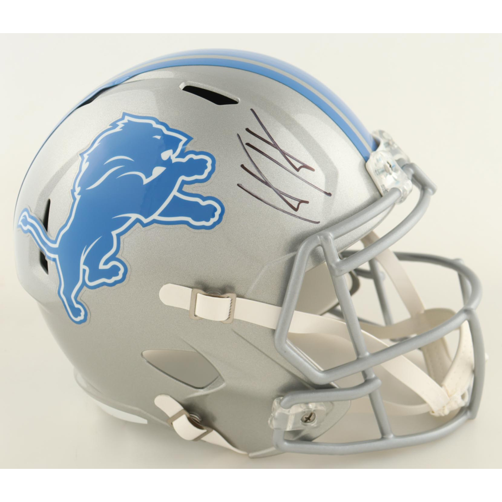 Hendon Hooker Signed Lions Full-Size Speed Helmet (Beckett) at PristineAuction.com