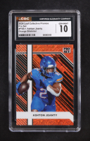 Ashton Jeanty 2024 Leaf Collective Promos Pro Set Orange Shimmer #PSB-1 RC #270/299 (CGC 10) at PristineAuction.com