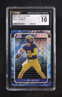 JJ McCarthy 2023 Leaf Pro Set Metal Air Wave Pre-Production Proof #20 RC #1/1 (CGC 10) at PristineAuction.com