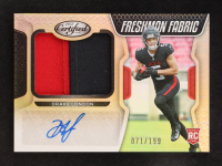 Drake London 2022 Certified Mirror Bronze #212 Jersey Autograph #071/199 RC at PristineAuction.com