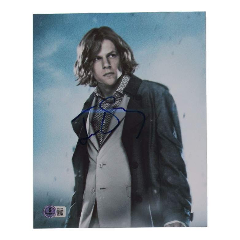 Jesse Eisenberg Signed "Batman v Superman" 8x10 Photo (Beckett) at PristineAuction.com Jesse Eisenberg Signed "Batman v Superman" 8x10 Photo (Beckett) at PristineAuction.com