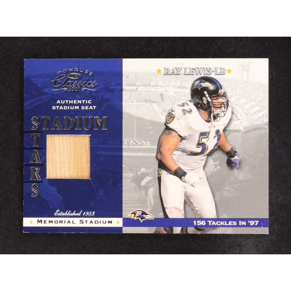 Ray Lewis 2001 Donruss Classics Stadium Stars #SS4 at PristineAuction.com