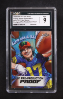 Puka Nacua 2023 Leaf Pro Set Metal Anime Nation Autographs Unsigned Pre-Production Proof #AN-PN1 #1/1 (CGC 9) at PristineAuction.com