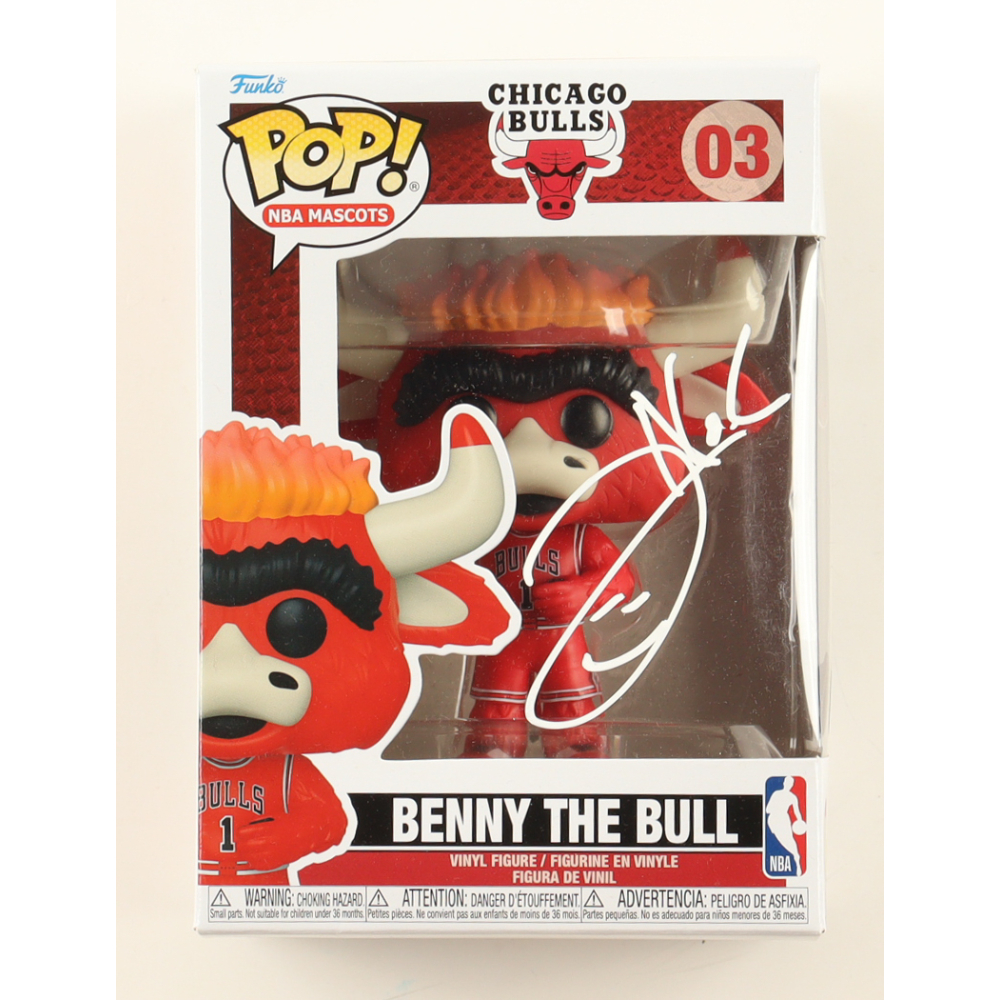Joakim Noah Signed "Bulls" #03 Benny the Bull Funko Pop! Vinyl Figure (Beckett) at PristineAuction.com