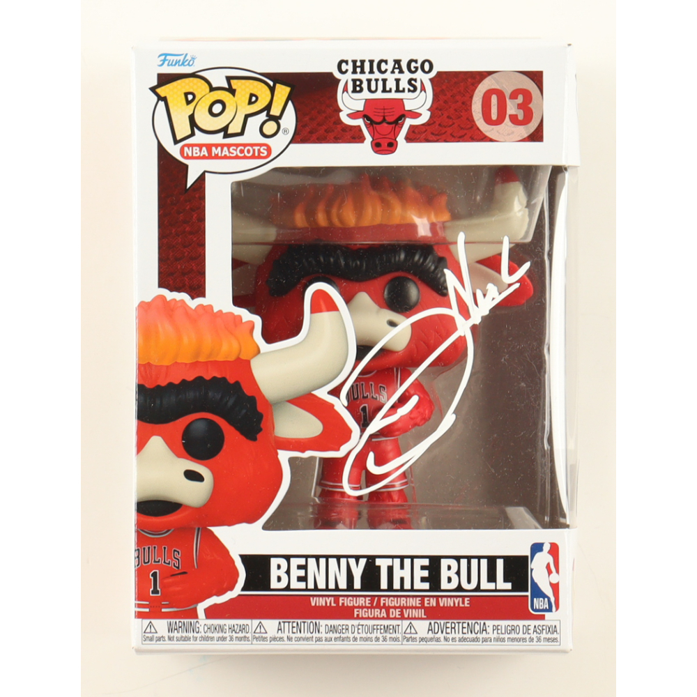 Joakim Noah Signed "Bulls" #03 Benny the Bull Funko Pop! Vinyl Figure (Beckett) at PristineAuction.com