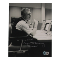 Eugene Kranz Signed "NASA" 8x10 Photo Inscribed "Aim High! Flight" (Beckett) at PristineAuction.com