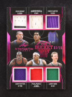 Kevin Durant / Robert Parish / Vince Carter / Gary Payton / Paul Pierce / Larry Bird 2024 Leaf ITG Used Sports The Bucket List Spectrum Pink #TBL5 #11/15 at PristineAuction.com