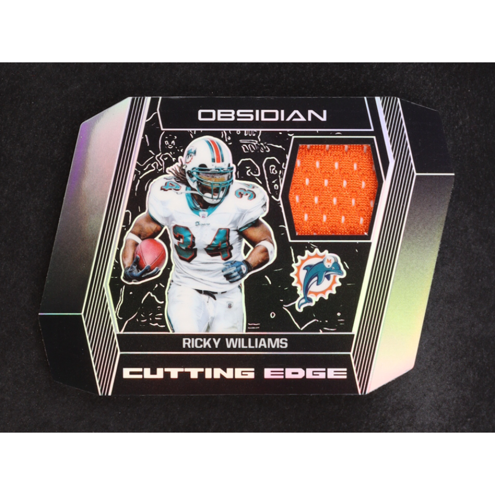 Ricky Williams 2018 Panini Obsidian Cutting Edge Materials #1 #48/50 at PristineAuction.com