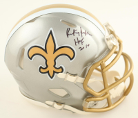 Rickey Jackson Signed Saints Flash Alternate Speed Mini Helmet Inscribed "HOF 2010" (Schwartz) at PristineAuction.com