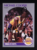Michael Cooper Signed 1990-91 Hoops #153 SP (JSA) at PristineAuction.com