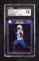 Ashton Jeanty 2024 Leaf Collective Promos '89 Pro Set Purple Shimmer #89B-1 RC #42/199 (CGC 10) at PristineAuction.com