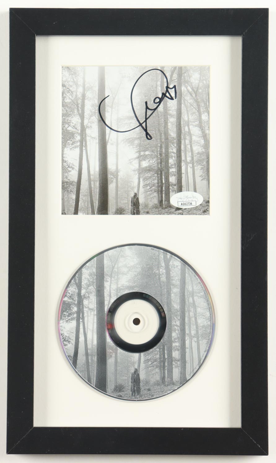 Taylor Swift Signed Custom Framed "Folklore" CD Album Insert Display with Disc (JSA) at PristineAuction.com Taylor Swift Signed Custom Framed "Folklore" CD Album Insert Display with Disc (JSA) at PristineAuction.com
