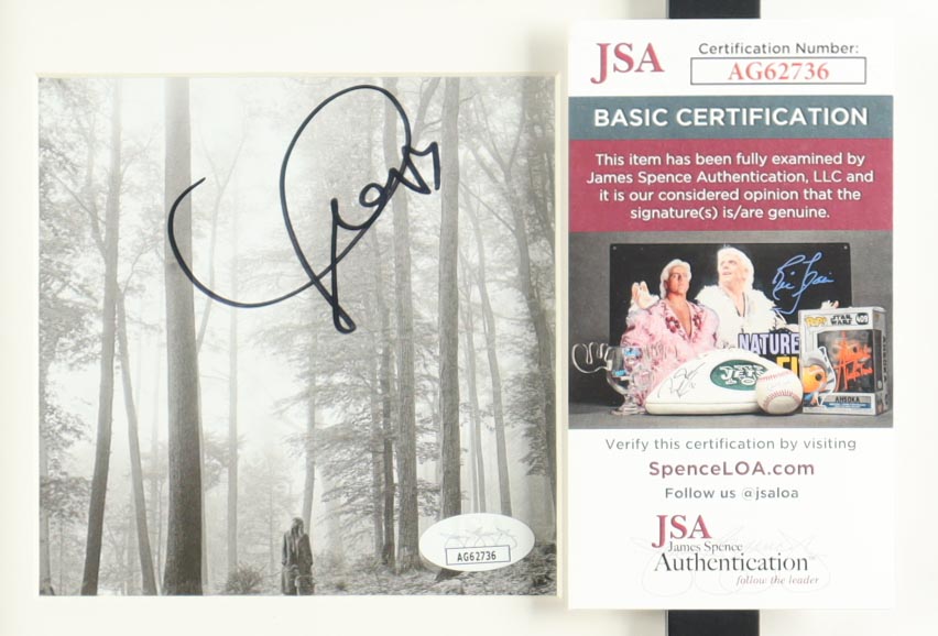 Taylor Swift Signed Custom Framed "Folklore" CD Album Insert Display with Disc (JSA) at PristineAuction.com Taylor Swift Signed Custom Framed "Folklore" CD Album Insert Display with Disc (JSA) at PristineAuction.com