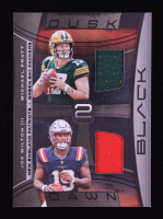 Joe Milton III / Michael Pratt 2024 Panini Black Dusk 2 Dawn Jerseys #10 #104/199 RC at PristineAuction.com