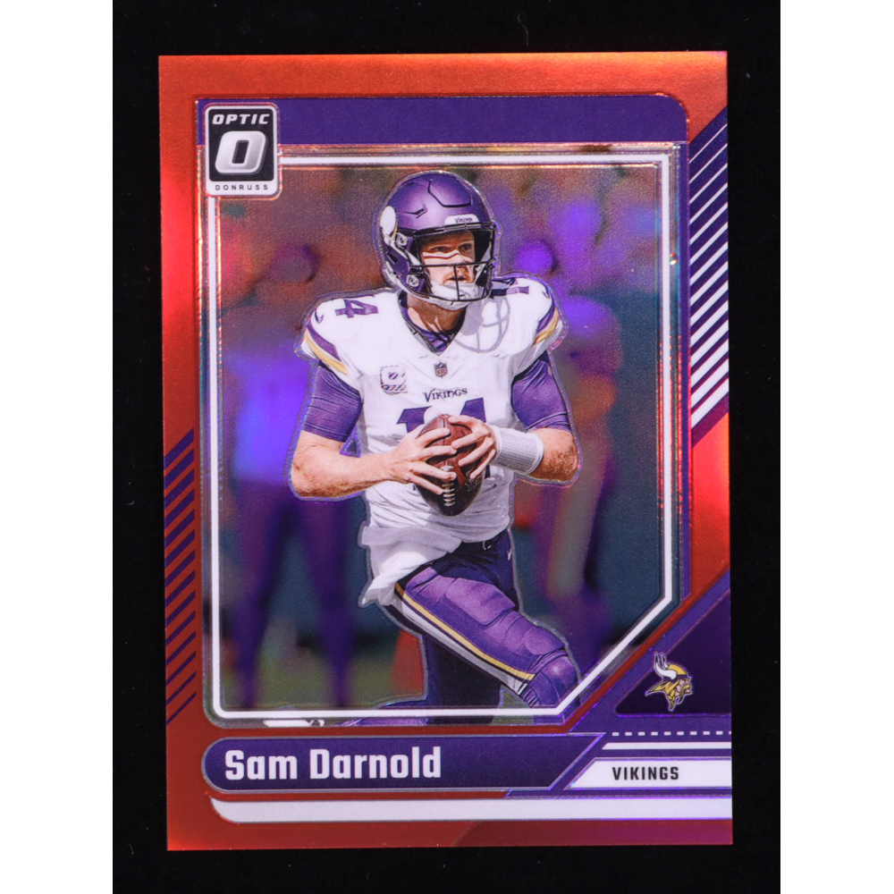 Sam Darnold 2024 Donruss Optic Red #127 #077/125 at PristineAuction.com