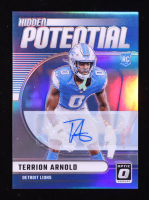 Terrion Arnold 2024 Donruss Optic Hidden Potential Autographs #16 #92/99 RC at PristineAuction.com