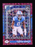 Terrion Arnold 2024 Donruss Optic Pink Velocity #290 #02/80 RR RC at PristineAuction.com