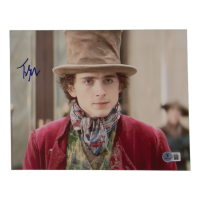Timothée Chalamet Signed "Wonka" 11x14 Photo (Beckett) at PristineAuction.com