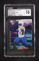 Ashton Jeanty 2024 Leaf Collective Promos '00 Press Pass Black Shimmer #20B-1 RC #16/25 (CGC 10) at PristineAuction.com