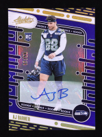 AJ Barner 2024 Absolute Signatures Spectrum Blue #184 #17/50 RC at PristineAuction.com