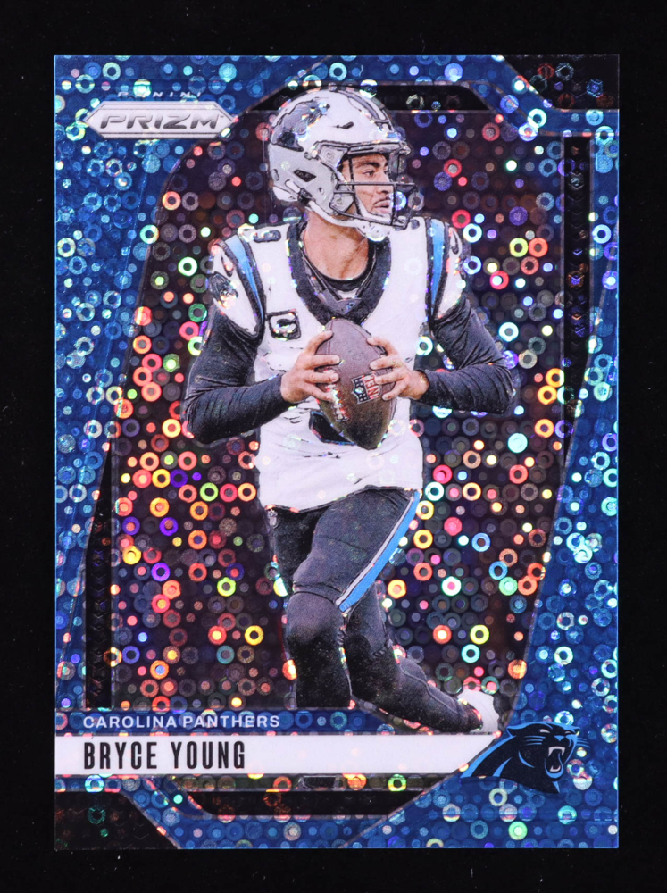 Bryce Young 2024 Panini Prizm Prizms No Huddle Blue #37 #27/99