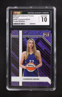 Cameron Brink 2024 Leaf Collective Promos Pro Set Purple Shimmer #PSB-2 RC #188/199 (CGC 10) at PristineAuction.com