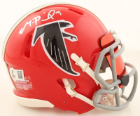 Michael Penix Jr. Signed Falcons Speed Mini Helmet With Visor (Beckett) at PristineAuction.com
