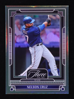 Nelson Cruz 2025 Panini Three and Two Holo Emerald #99 #2/5 at PristineAuction.com