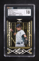 Ichiro Suzuki 2024 Leaf Collective Press Pass Super Prismatic Gold Pre-Production Proof #PPB-72 #1/1 (CGC 10) at PristineAuction.com