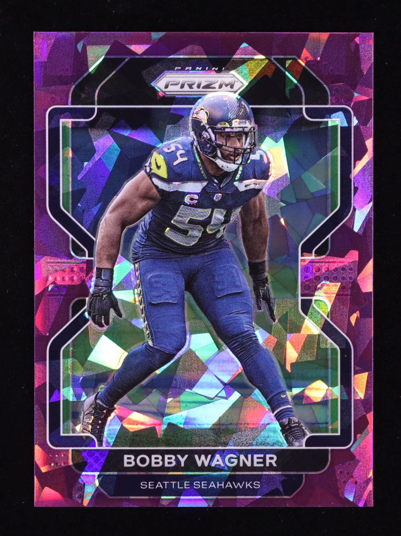 Bobby Wagner 2021 Panini Prizm Prizms Purple Ice #47 #141/225 at PristineAuction.com Bobby Wagner 2021 Panini Prizm Prizms Purple Ice #47 #141/225 at PristineAuction.com