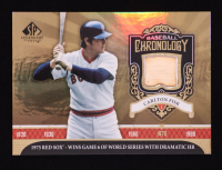 Carlton Fisk 2006 SP Legendary Cuts Baseball Chronology Materials #CF at PristineAuction.com
