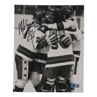 Mike Eruzione Signed Team USA 8x10 Photo Inscribed "80 Gold" (Beckett) at PristineAuction.com