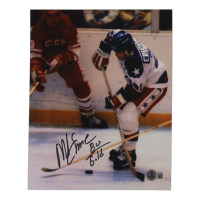 Mike Eruzione Signed Team USA 8x10 Photo Inscribed "80 Gold" (Beckett) at PristineAuction.com