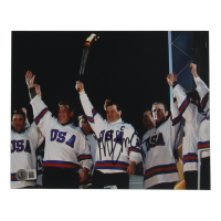 Mike Eruzione Signed Team USA 8x10 Photo (Beckett) at PristineAuction.com