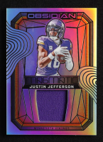 Justin Jefferson 2024 Panini Obsidian Magmatic Memorabilia Silver #1 #30/99 at PristineAuction.com