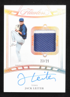 Jack Leiter 2024 Panini Flawless Flawless Signature Materials #24 #23/25 RC at PristineAuction.com