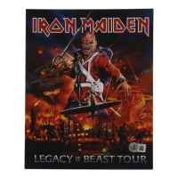 Nicko McBrain Signed "Iron Maiden" 8x10 Poster (Beckett) at PristineAuction.com
