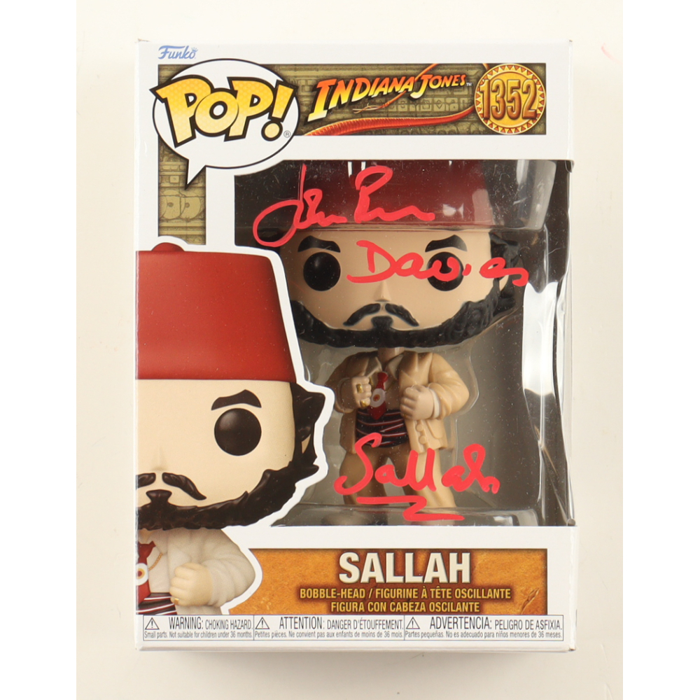 John Rhys-Davies Signed "Indiana Jones #1352 Sallah Funko Pop! Vinyl Figure Inscribed "Sallah" (JSA) at PristineAuction.com