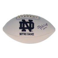 Paul Hornung Signed Notre Dame Fighting Irish Logo Football Inscribed "56 H" (JSA) at PristineAuction.com