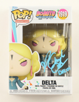 Amber Lee Connors Signed "Boruto: Naruto Next Generations" #1919 Delta Funko Pop! Vinyl Figure Inscribed "Delta" (JSA) at PristineAuction.com