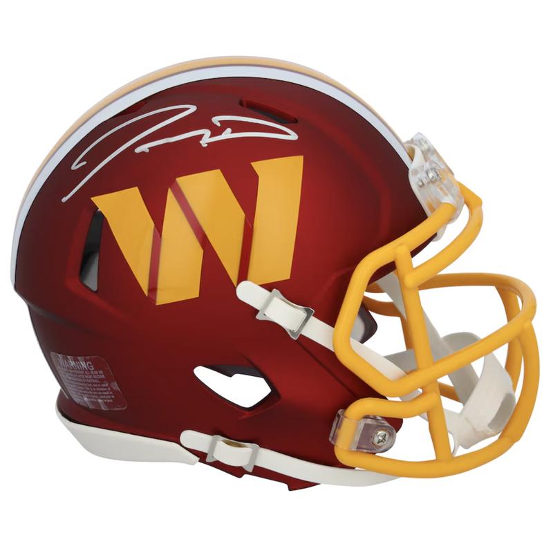 Jayden Daniels Signed Commanders Speed Mini Helmet (Fanatics) at PristineAuction.com Jayden Daniels Signed Commanders Speed Mini Helmet (Fanatics) at PristineAuction.com