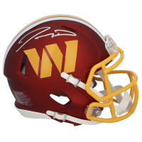 Jayden Daniels Signed Commanders Speed Mini Helmet (Fanatics) at PristineAuction.com