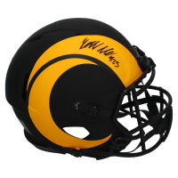 Kyren Williams Signed Rams Full-Size Authentic On-Field Eclipse Alternate Speed Helmet (Beckett) at PristineAuction.com